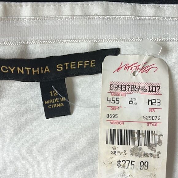 Cynthia Steffe Black & White Floral Strapless Dress - Picture 7 of 7